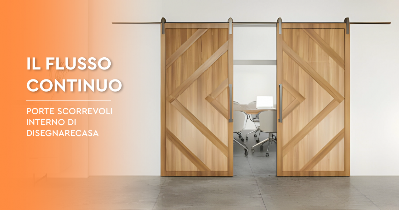 Il Flusso Continuo: Porte Scorrevoli Interno di Disegnarecasa