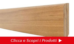 Battiscopa Impiallacciato in Legno da 3,00 €