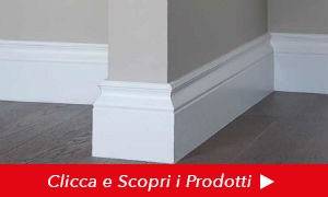 Battiscopa Massello Laccato da 10,10 €