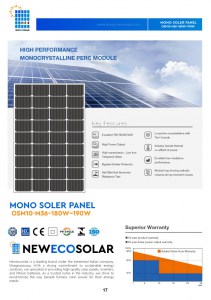 MONO SOLER PANEL-OSM10-M36–180W~190W