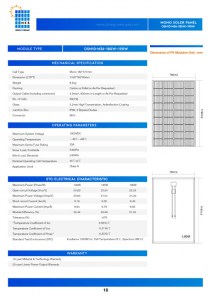 MONO SOLER PANEL-OSM10-M36–180W~190W