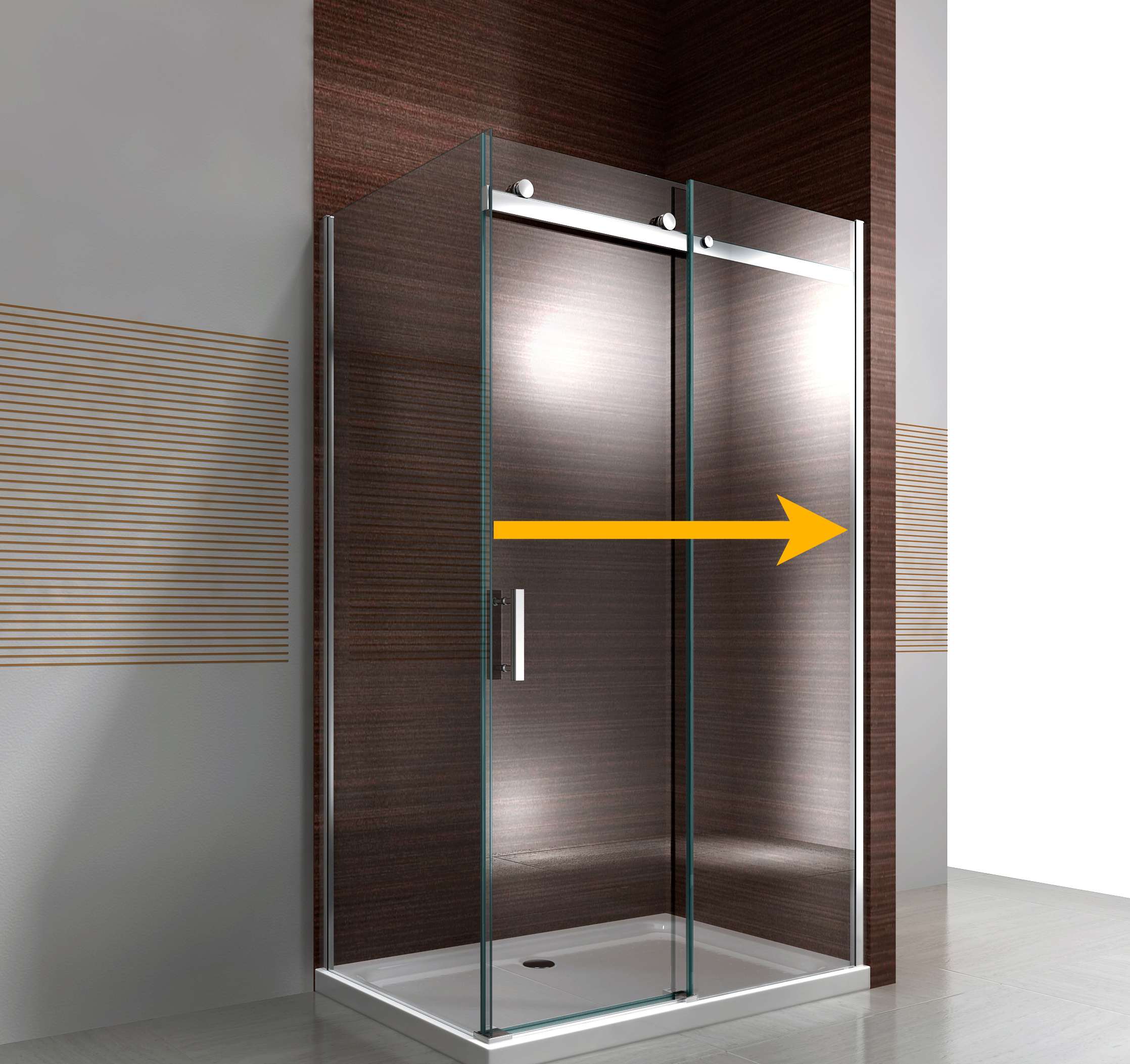 CABINA DOCCIA BEAUTIFUL – 120 x 80 x h 195cm – SX