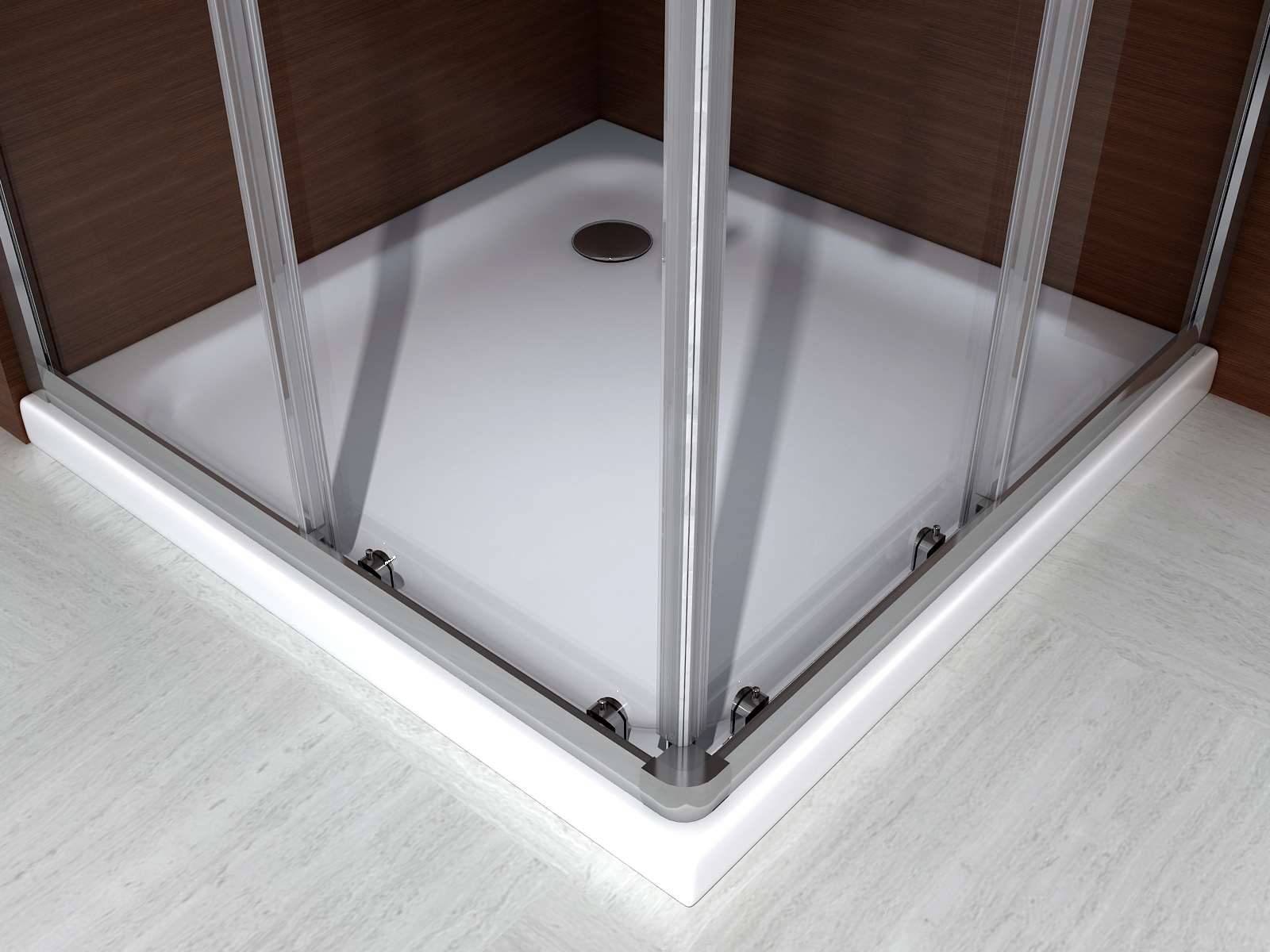 Doccia 8121-2, 120 x 80 x h 185cm