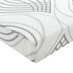 Materasso Tempo Cotone una piazza e mezza 120cm, Memory 4,5 cm, 700 molle, 9 zone differenziate