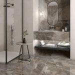 PIASTRELLE IN PASTA ROSA PER RIVESTIMENTO, GRES PORCELLANATO SMALTATO