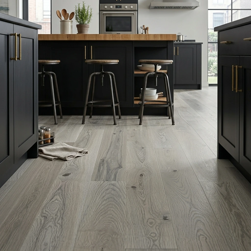 Frassino 3 Strip – Verniciato Opaco Grigio – Spazzolato – Stock residuo: 15 mq – Offerta: € 316,41