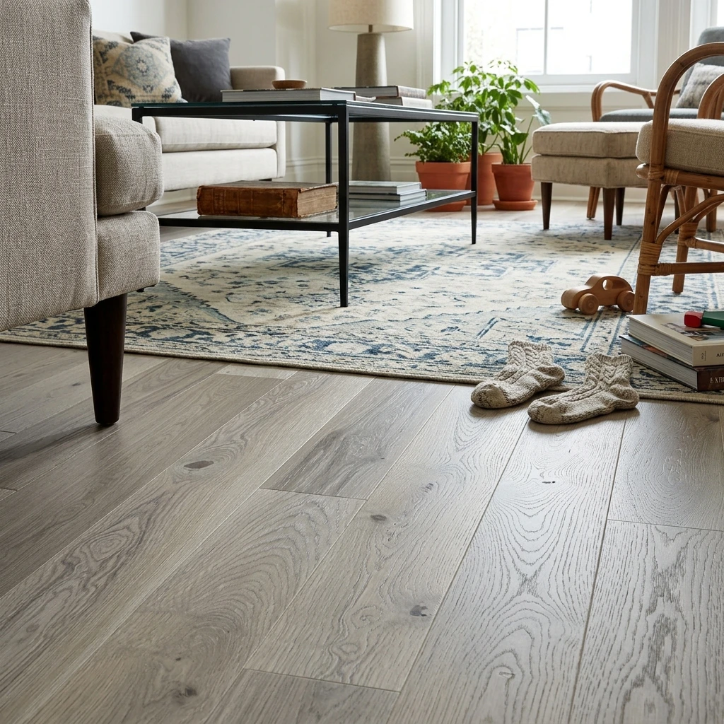 Frassino 3 Strip – Verniciato Opaco Grigio – Spazzolato – Stock residuo: 15 mq – Offerta: € 316,41