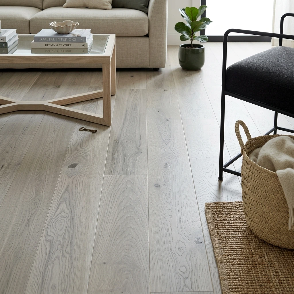 Frassino 3 Strip – Verniciato Opaco Grigio – Spazzolato – Stock residuo: 15 mq – Offerta: € 316,41