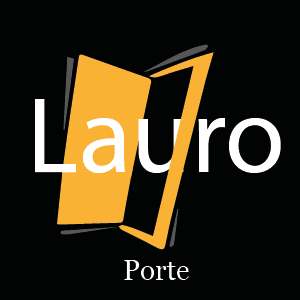 Porta Battente Cortex Latte Line con vetro
