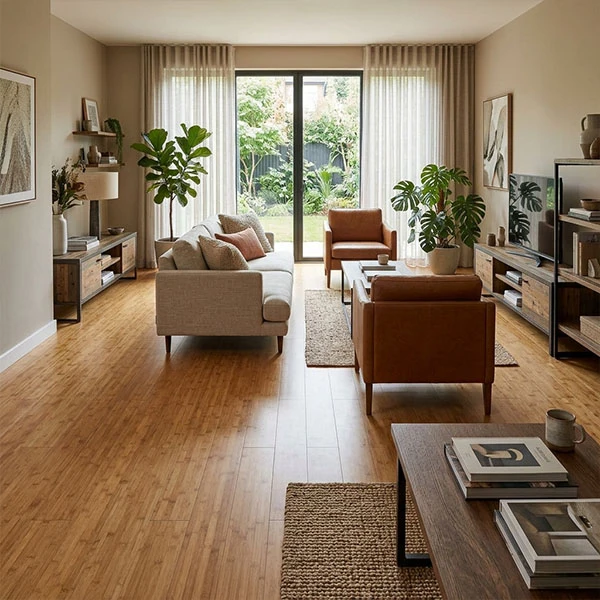 PARQUET BAMBOO MASSELLO PREFINITO – BAMBOO ORIZZONTALE – CARBONIZZATO LIGHT