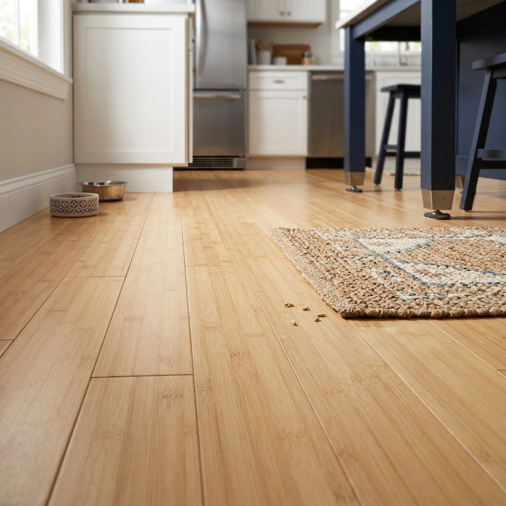 PARQUET BAMBOO MASSELLO PREFINITO – BAMBOO VERTICALE – CARBONIZZATO LIGHT