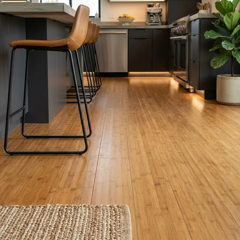 PARQUET BAMBOO MASSELLO PREFINITO – BAMBOO ORIZZONTALE – CARBONIZZATO