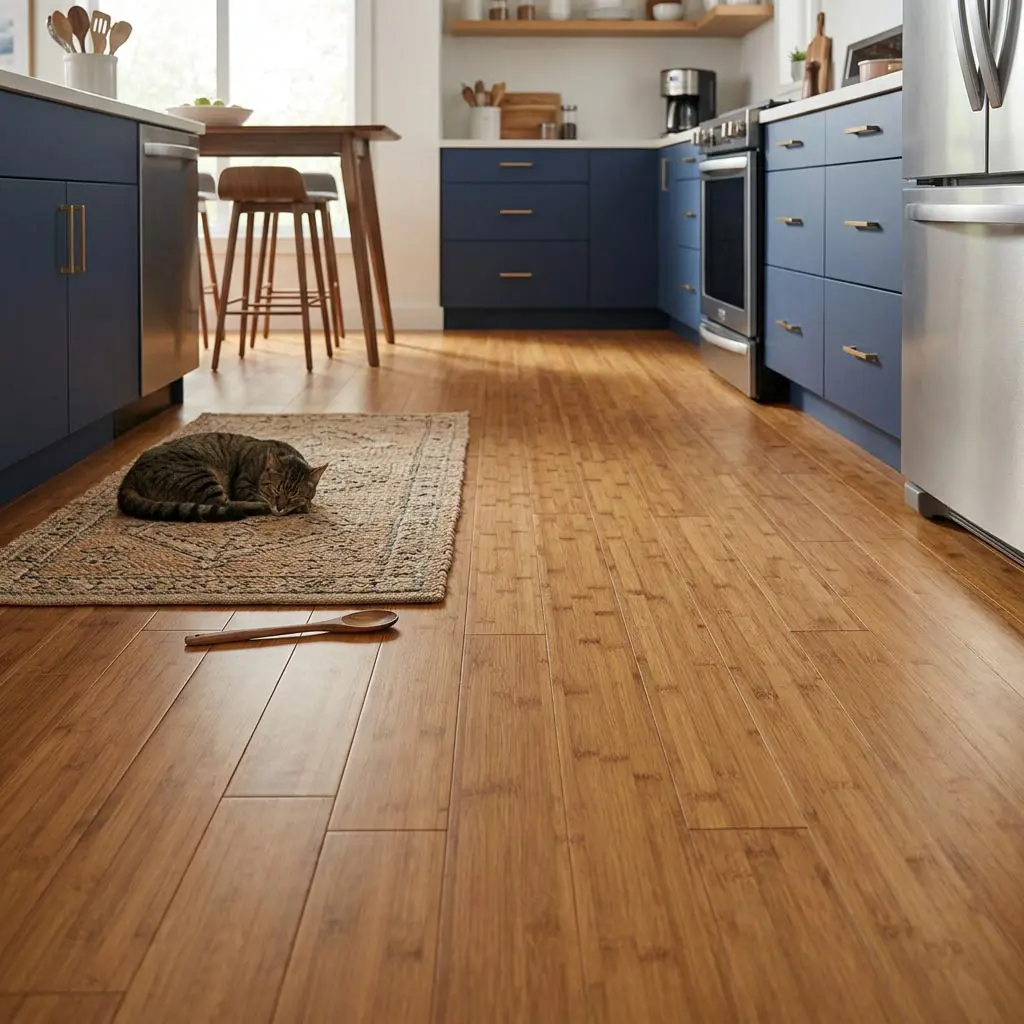 PARQUET BAMBOO MASSELLO PREFINITO – BAMBOO ORIZZONTALE – CARBONIZZATO
