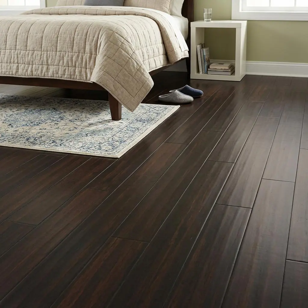 Parquet Prefinito Massello, Bamboo Nero Piallato a Mano