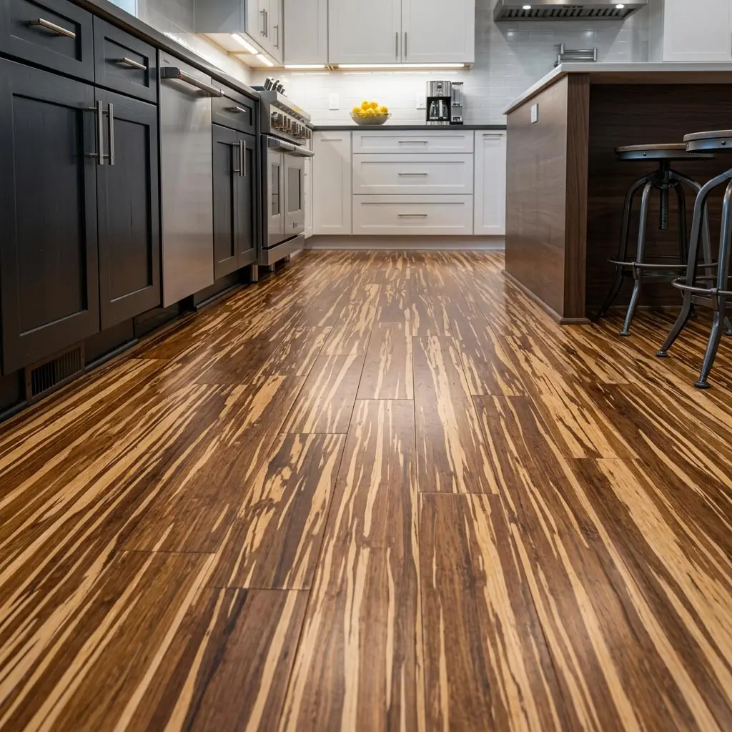 PARQUET BAMBOO MASSELLO PREFINITO – BAMBOO STRAND WOVEN TIGRE