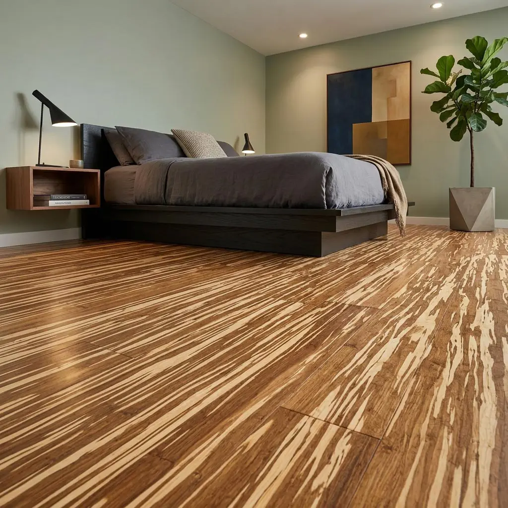 PARQUET BAMBOO MASSELLO PREFINITO – BAMBOO STRAND WOVEN TIGRE