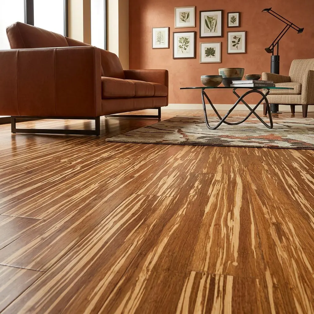 PARQUET BAMBOO MASSELLO PREFINITO – BAMBOO STRAND WOVEN TIGRE