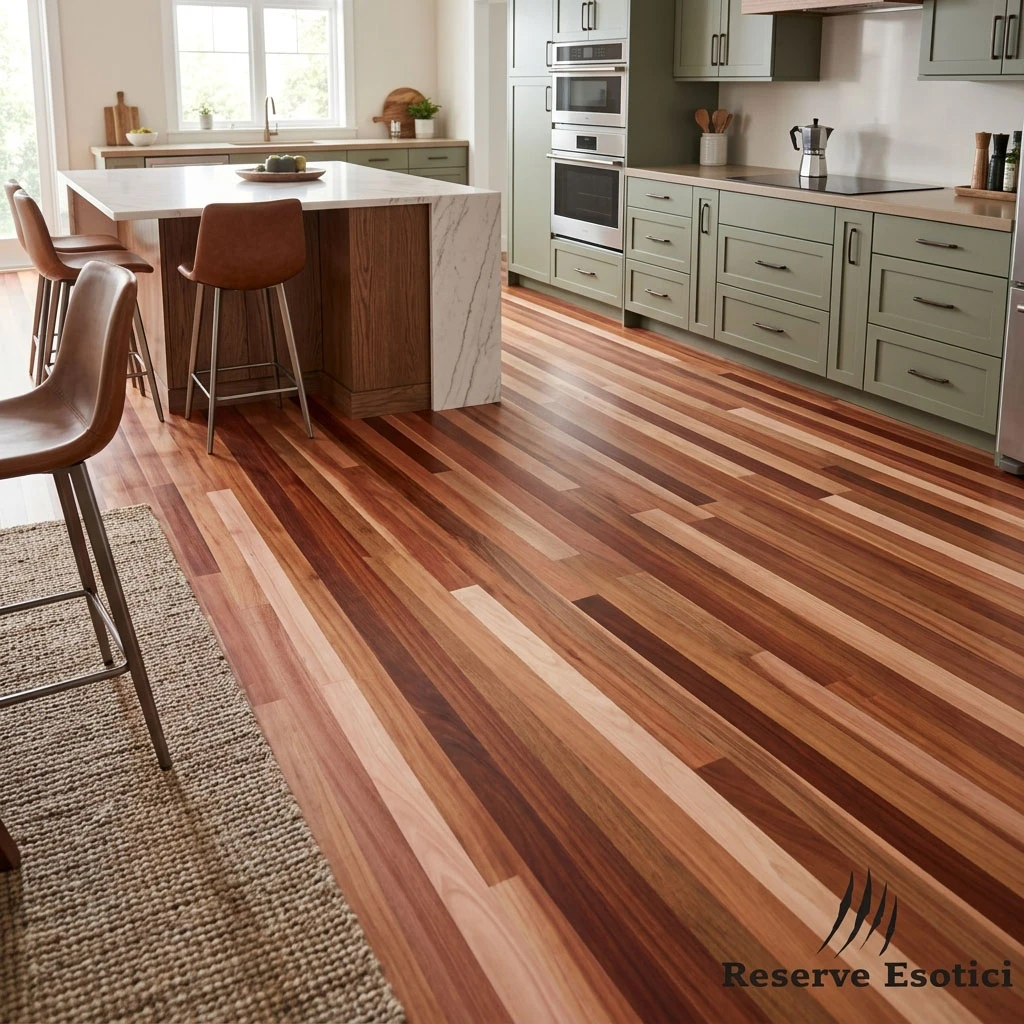 PARQUET MASSELLO PREFINITO – TEAK ORO – VERNICIATO