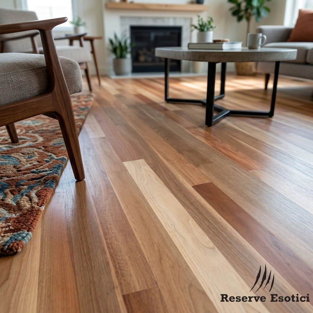 PARQUET MASSELLO PREFINITO – TEAK ORO – VERNICIATO