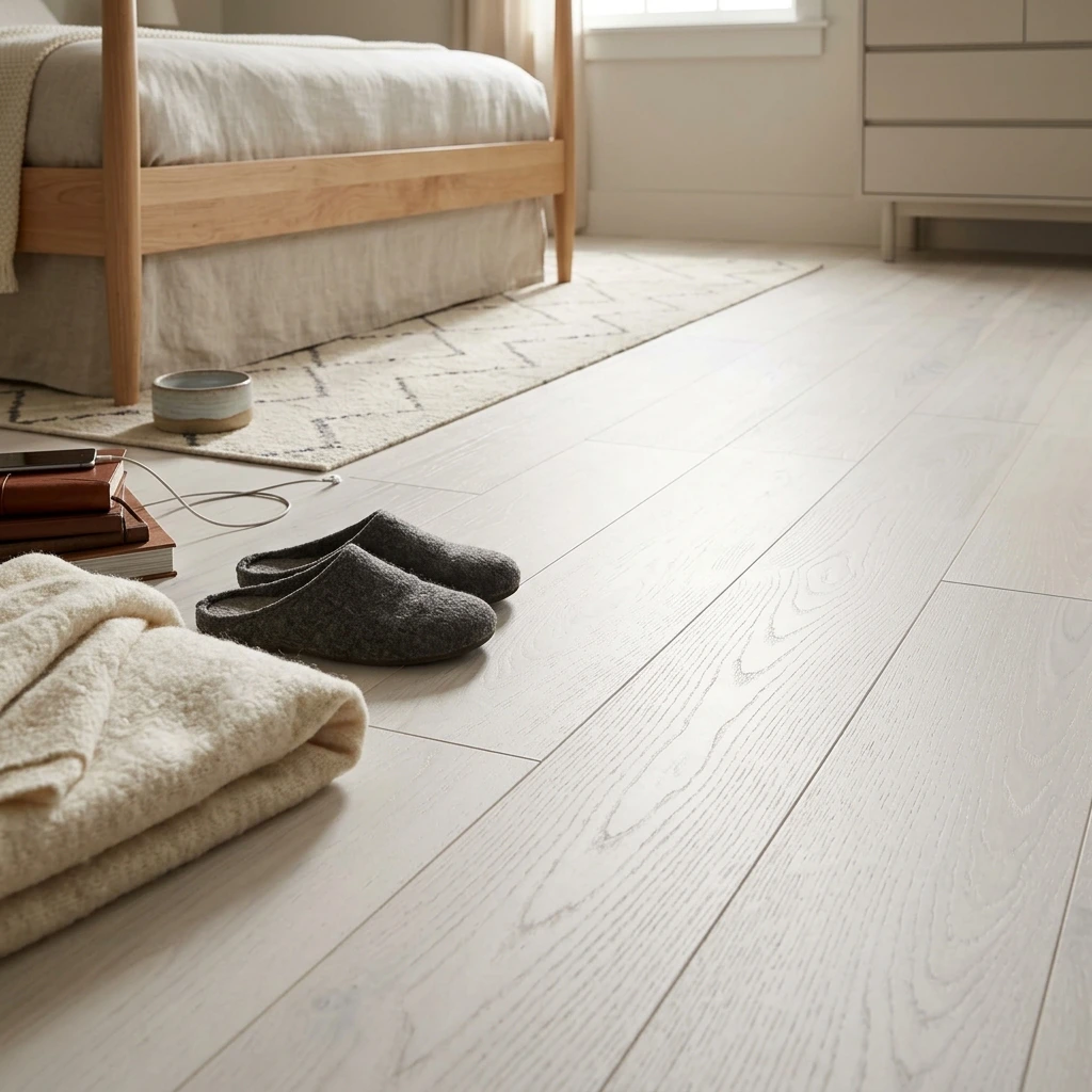 PARQUET PREFINITI – Frassino 1 Strip – Plancia Intera – Verniciato Opaco Bianco