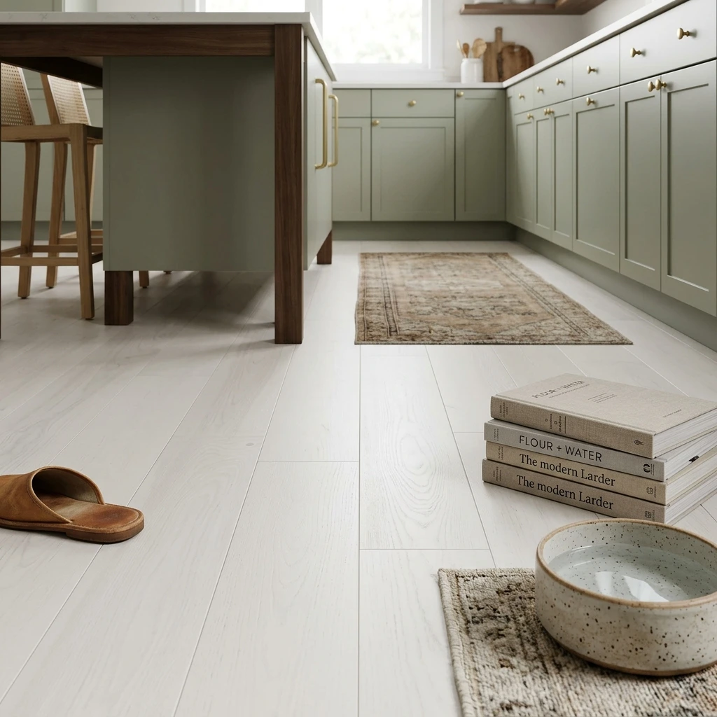 PARQUET PREFINITI – Frassino 1 Strip – Plancia Intera – Verniciato Opaco Bianco
