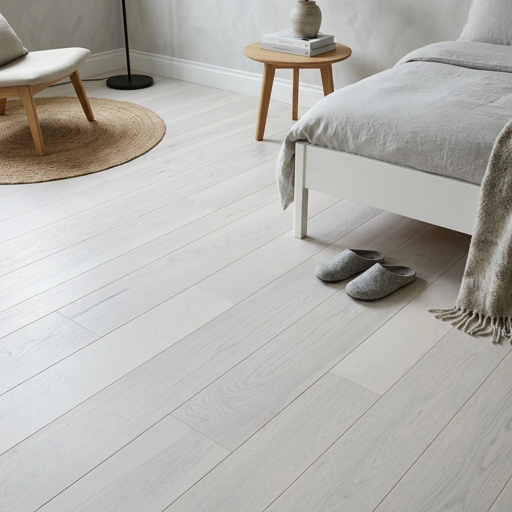PARQUET PREFINITI – Frassino 1 Strip – Plancia Intera – Verniciato Opaco Bianco