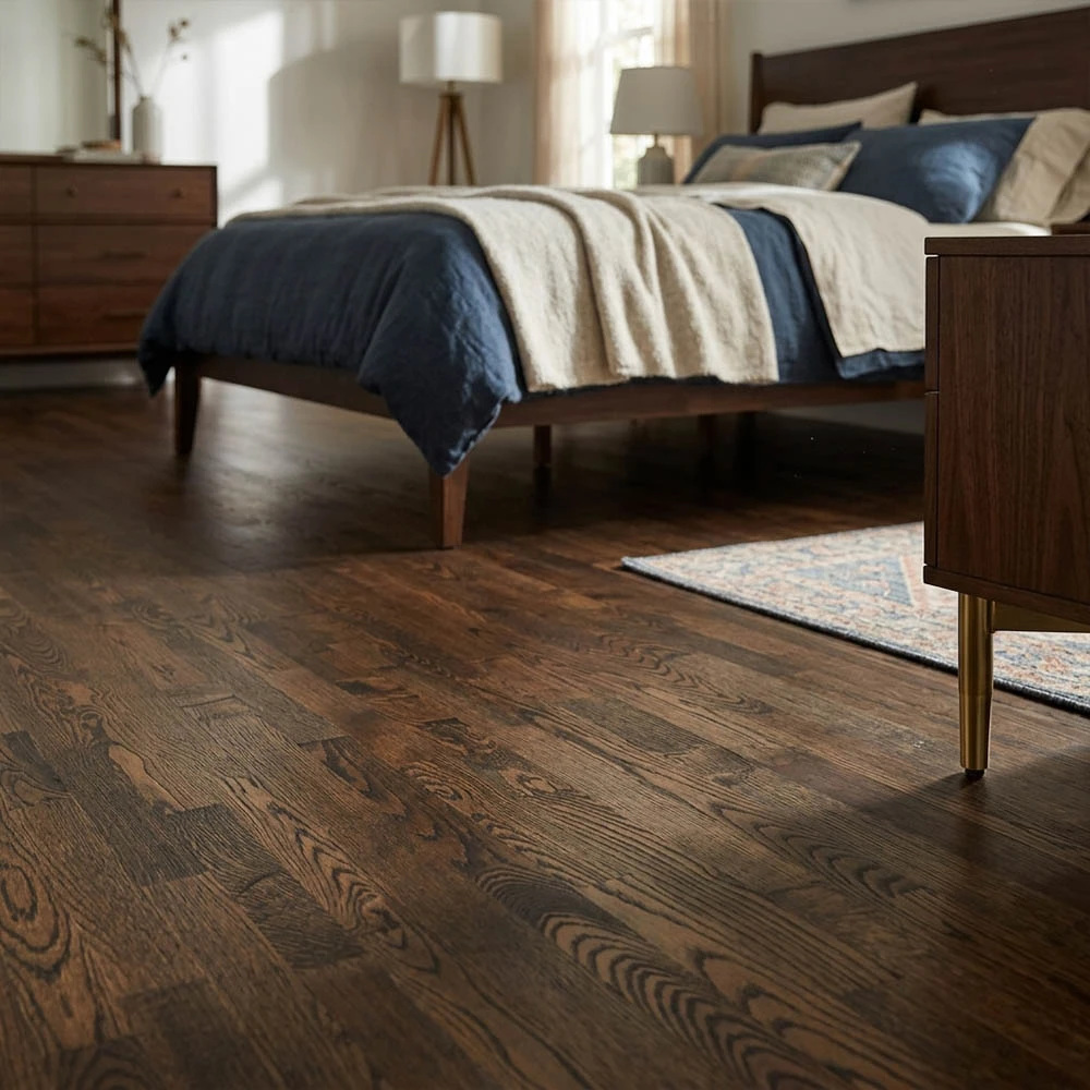 PARQUET PREFINITI – Frassino 3 Strip Caffè – Verniciato Satinato – Spazzolato