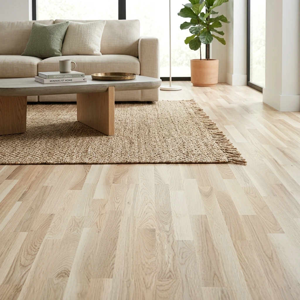 PARQUET PREFINITI – Frassino 3 Strip – Verniciato Opaco Bianco