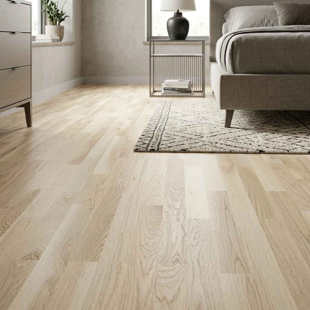 PARQUET PREFINITI – Frassino 3 Strip – Verniciato Opaco Bianco