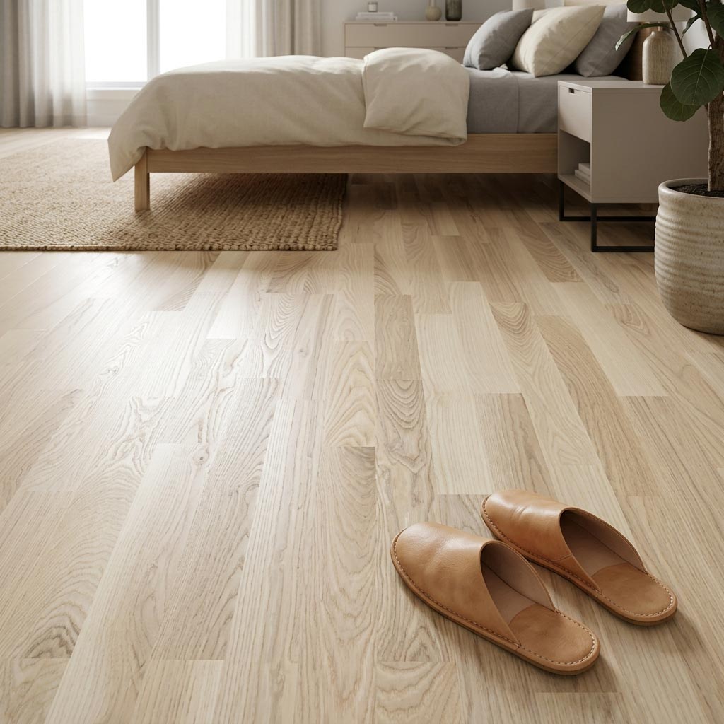 PARQUET PREFINITI – Frassino 3 Strip – Verniciato Opaco Bianco