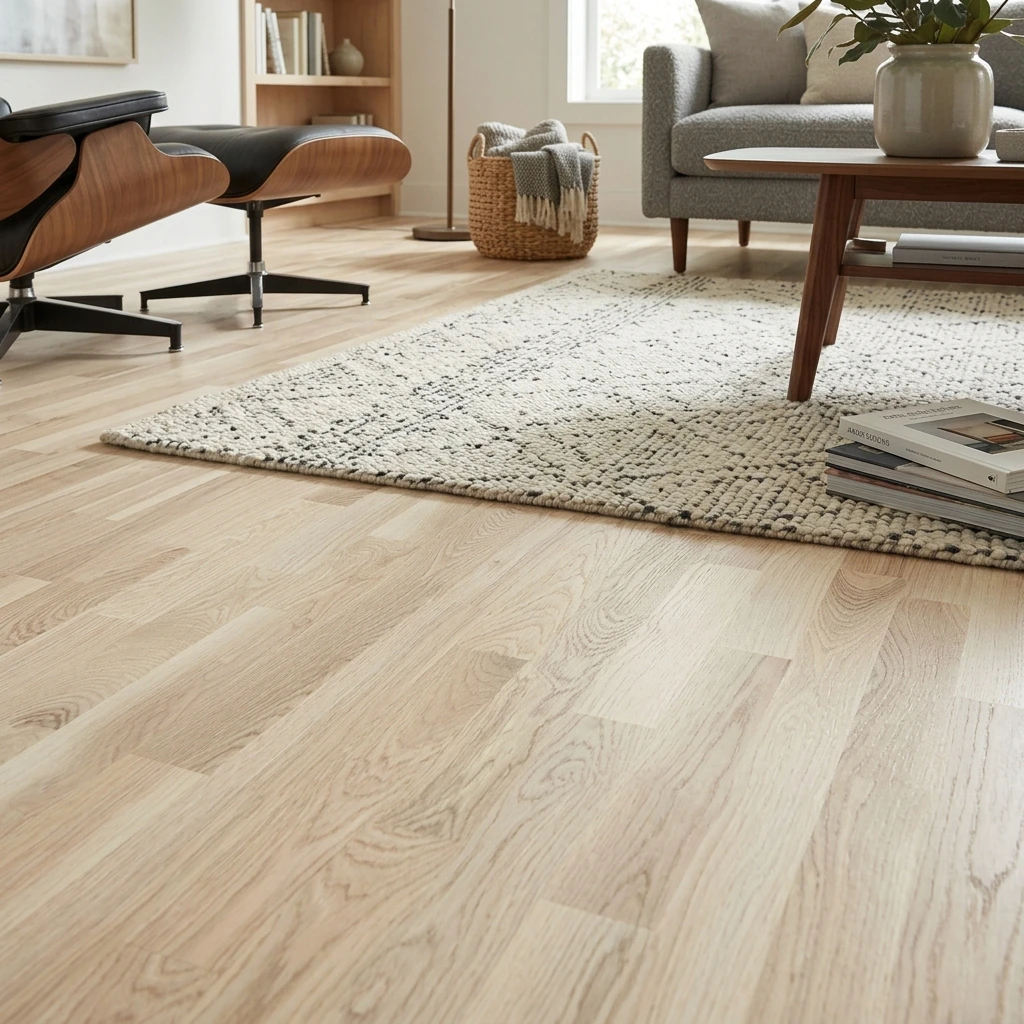 PARQUET PREFINITI – Frassino 3 Strip – Verniciato Opaco Bianco