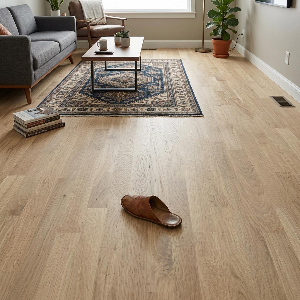 PARQUET PREFINITI – Rovere 4 Strip – Verniciato Opaco Bianco