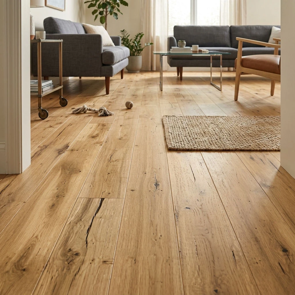 Parquet Rovere Verniciato Opaco- Naturale Rustica- 1Strip