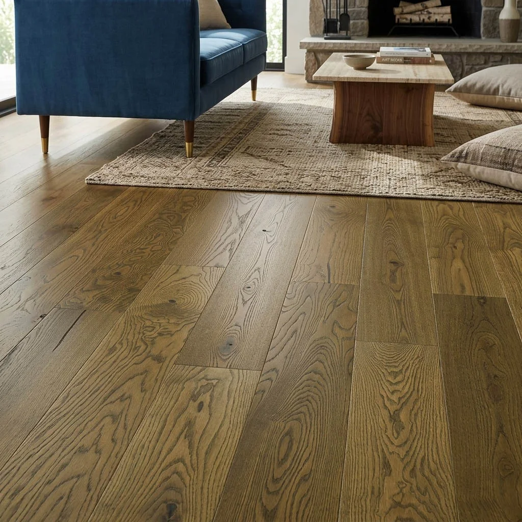 PARQUET PREFINITI – Rovere 1 Strip – Bassano – Noce Fumè – Spazzolato