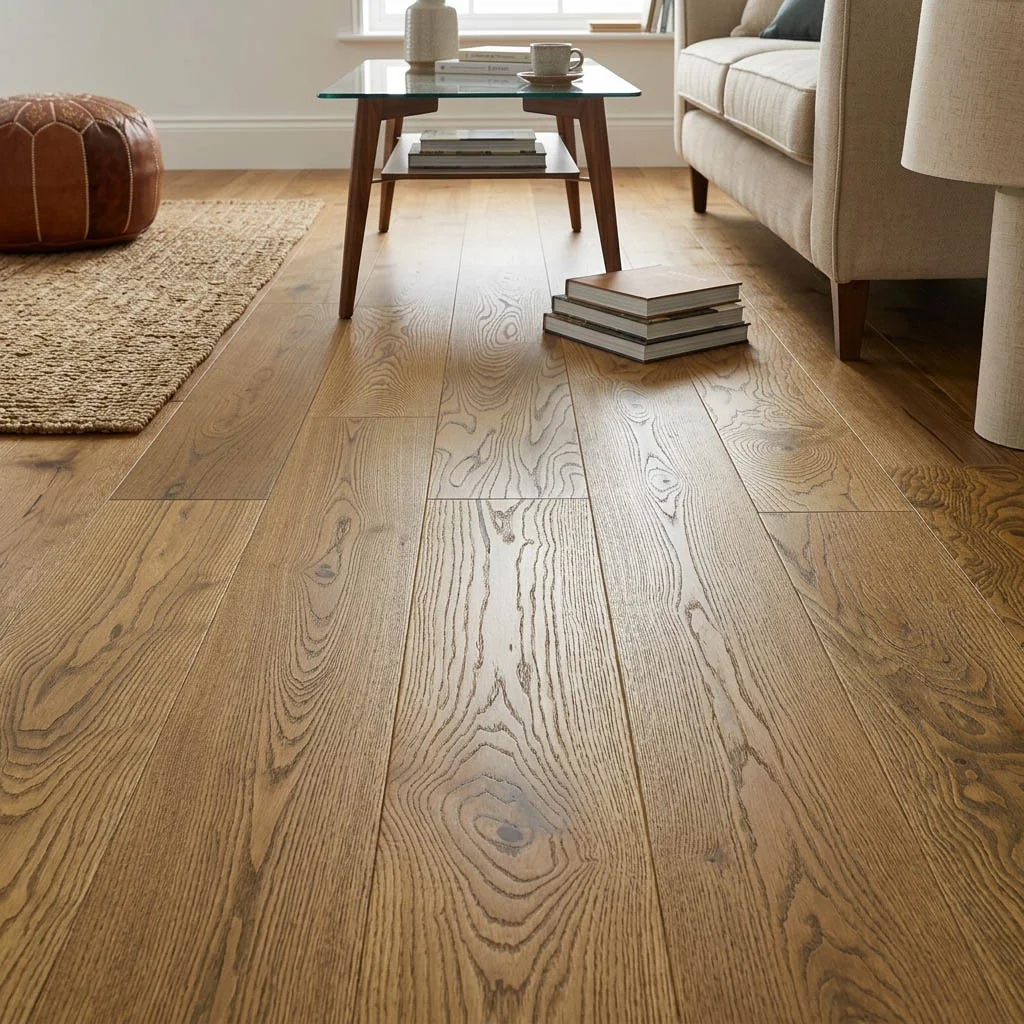 PARQUET PREFINITI – Rovere 1 Strip – Bassano – Noce Fumè – Spazzolato
