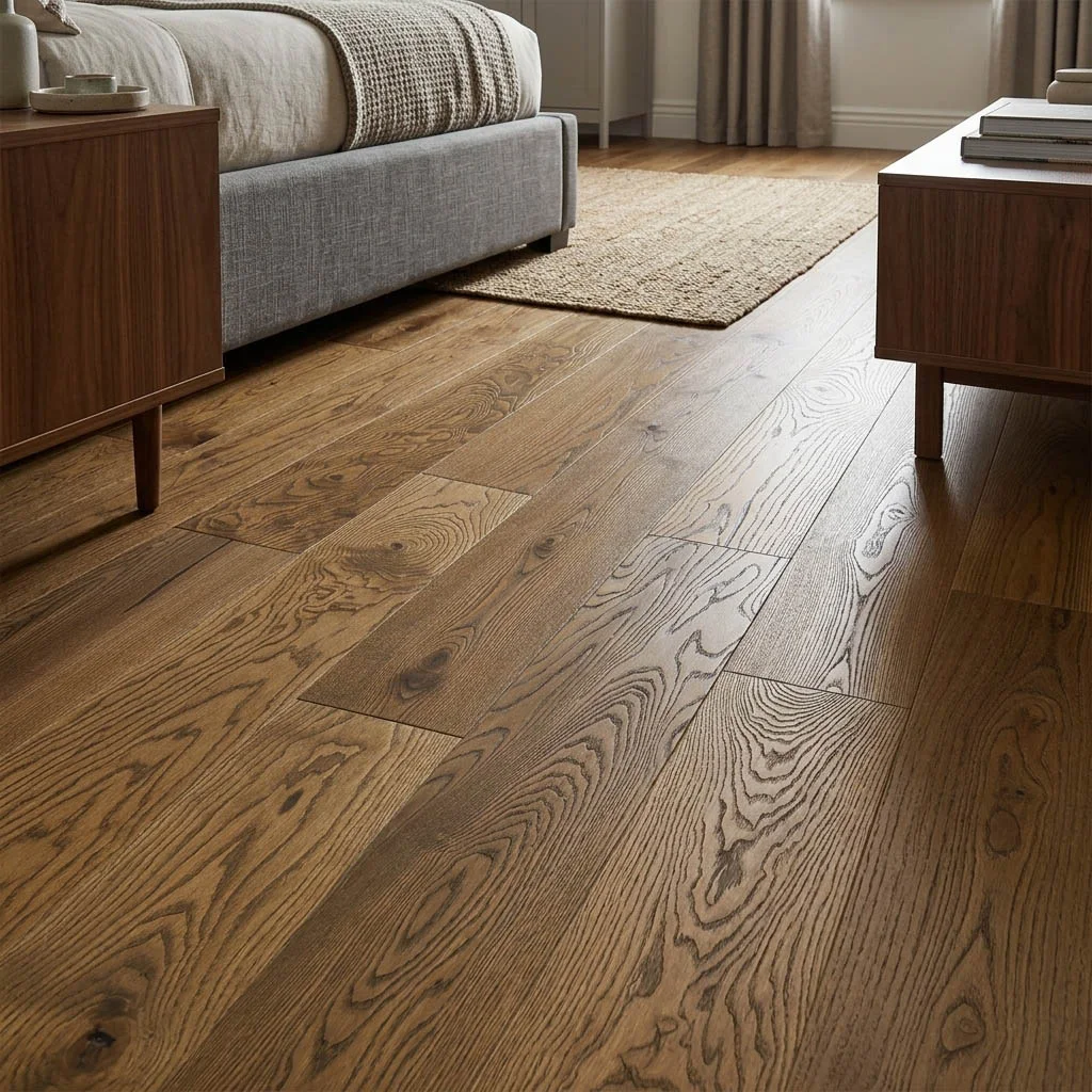 PARQUET PREFINITI – Rovere 1 Strip – Bassano – Noce Fumè – Spazzolato