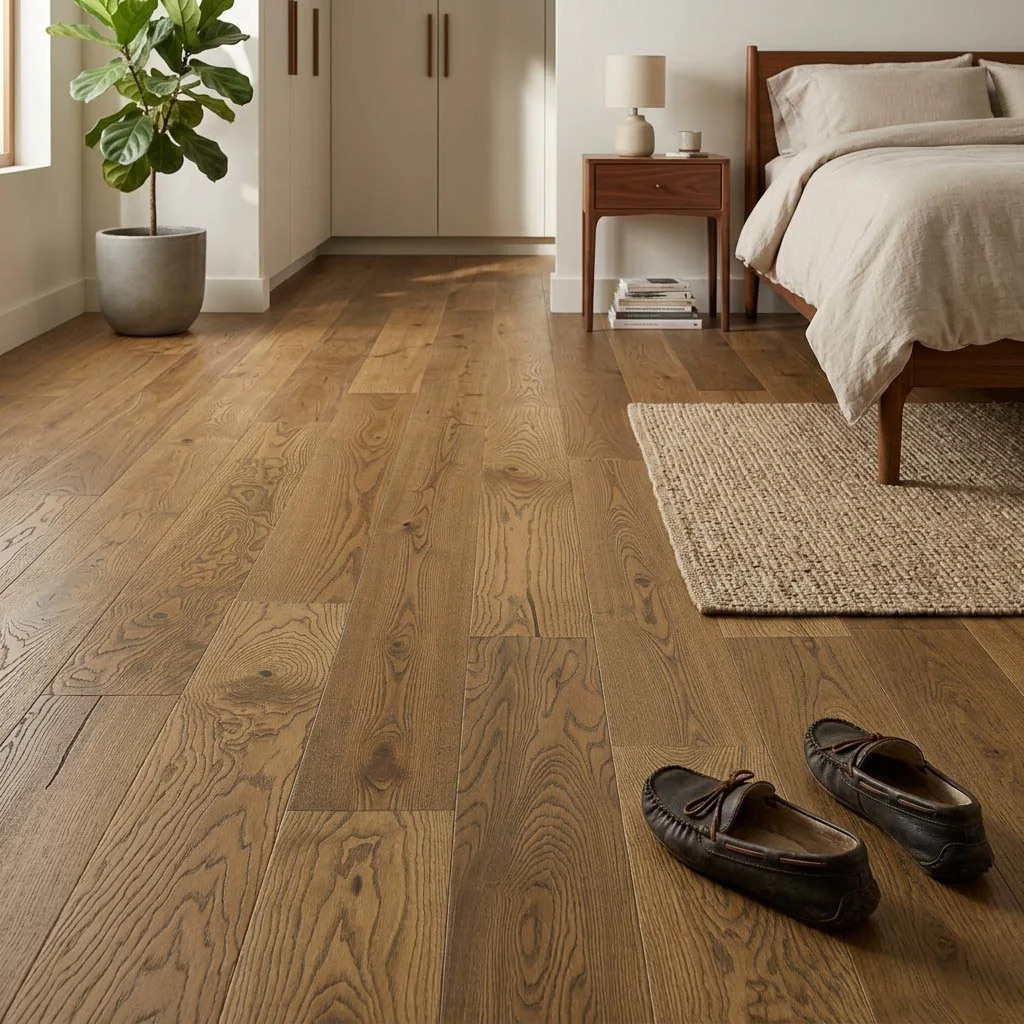 PARQUET PREFINITI – Rovere 1 Strip – Bassano – Noce Fumè – Spazzolato