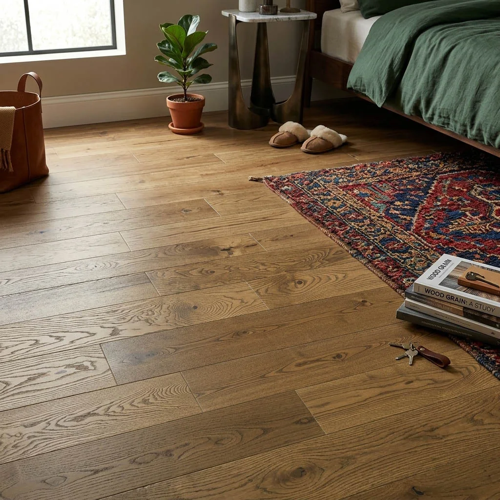 PARQUET PREFINITI – Rovere 1 Strip – Bassano – Noce Fumè – Spazzolato