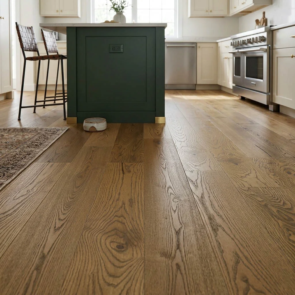 PARQUET PREFINITI – Rovere 1 Strip – Bassano – Noce Fumè – Spazzolato