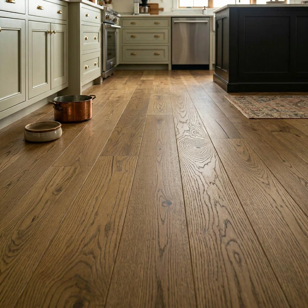 PARQUET PREFINITI – Rovere 1 Strip – Bassano – Noce Fumè – Spazzolato