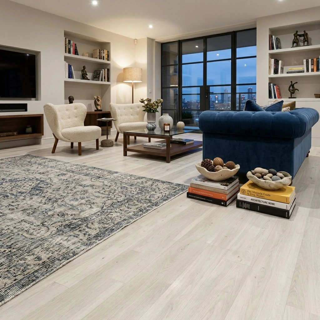 PARQUET PREFINITI – Rovere 1 Strip – Bianco – Verniciato Opaco
