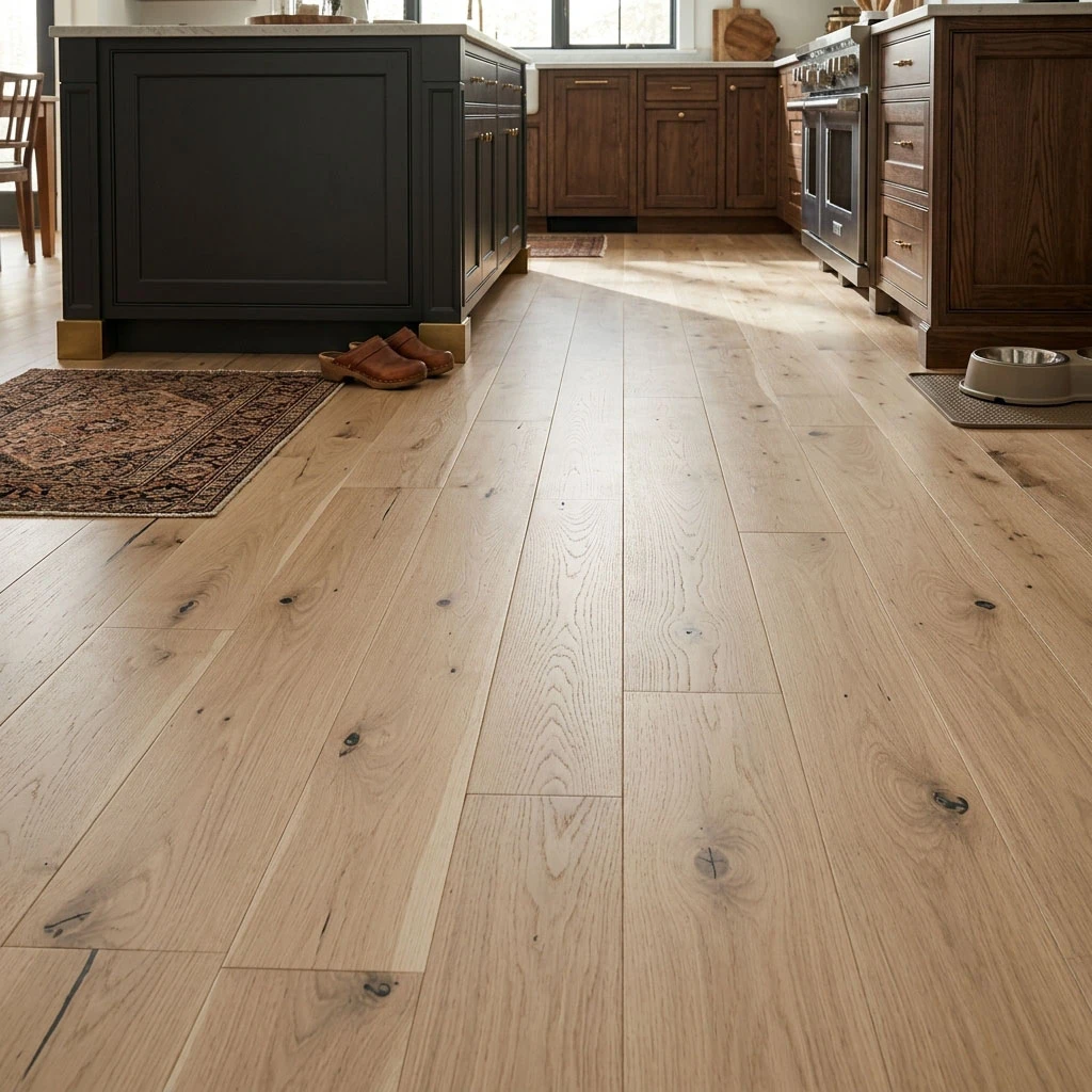 PARQUET PREFINITI – Rovere 1 Strip – Crema – Olio Bianco – Spazzolato