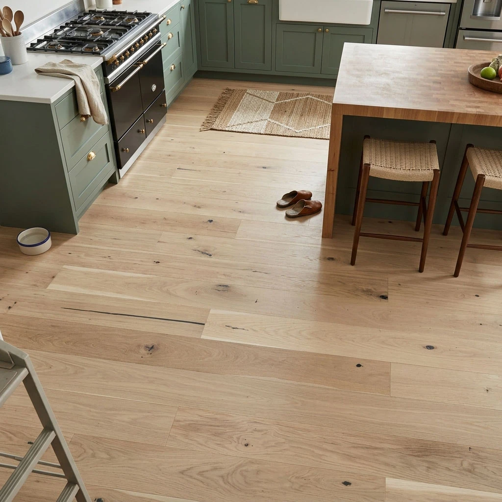 PARQUET PREFINITI – Rovere 1 Strip – Crema – Olio Bianco – Spazzolato