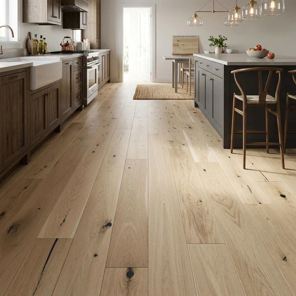 PARQUET PREFINITI – Rovere 1 Strip – Crema – Olio Bianco – Spazzolato