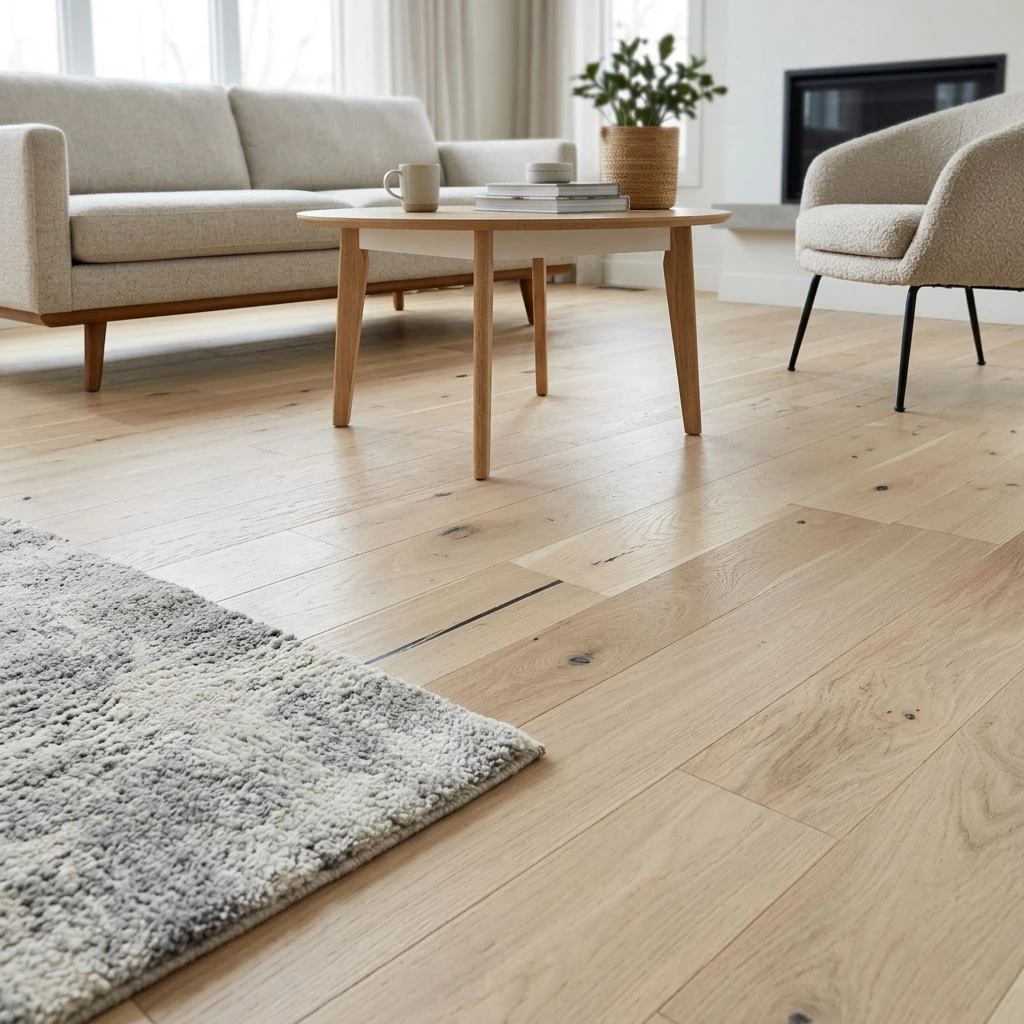 PARQUET PREFINITI – Rovere 1 Strip – Crema – Olio Bianco – Spazzolato