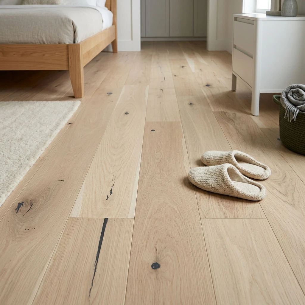 PARQUET PREFINITI – Rovere 1 Strip – Crema – Olio Bianco – Spazzolato