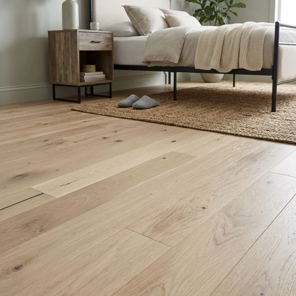 PARQUET PREFINITI – Rovere 1 Strip – Crema – Olio Bianco – Spazzolato