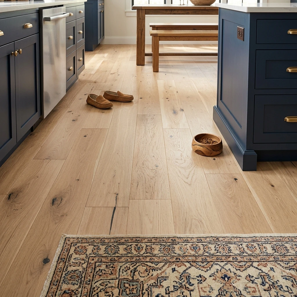 PARQUET PREFINITI – Rovere 1 Strip – Sbiancato – Spazzolato