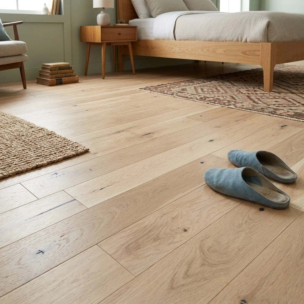 PARQUET PREFINITI – Rovere 1 Strip – Sbiancato – Spazzolato