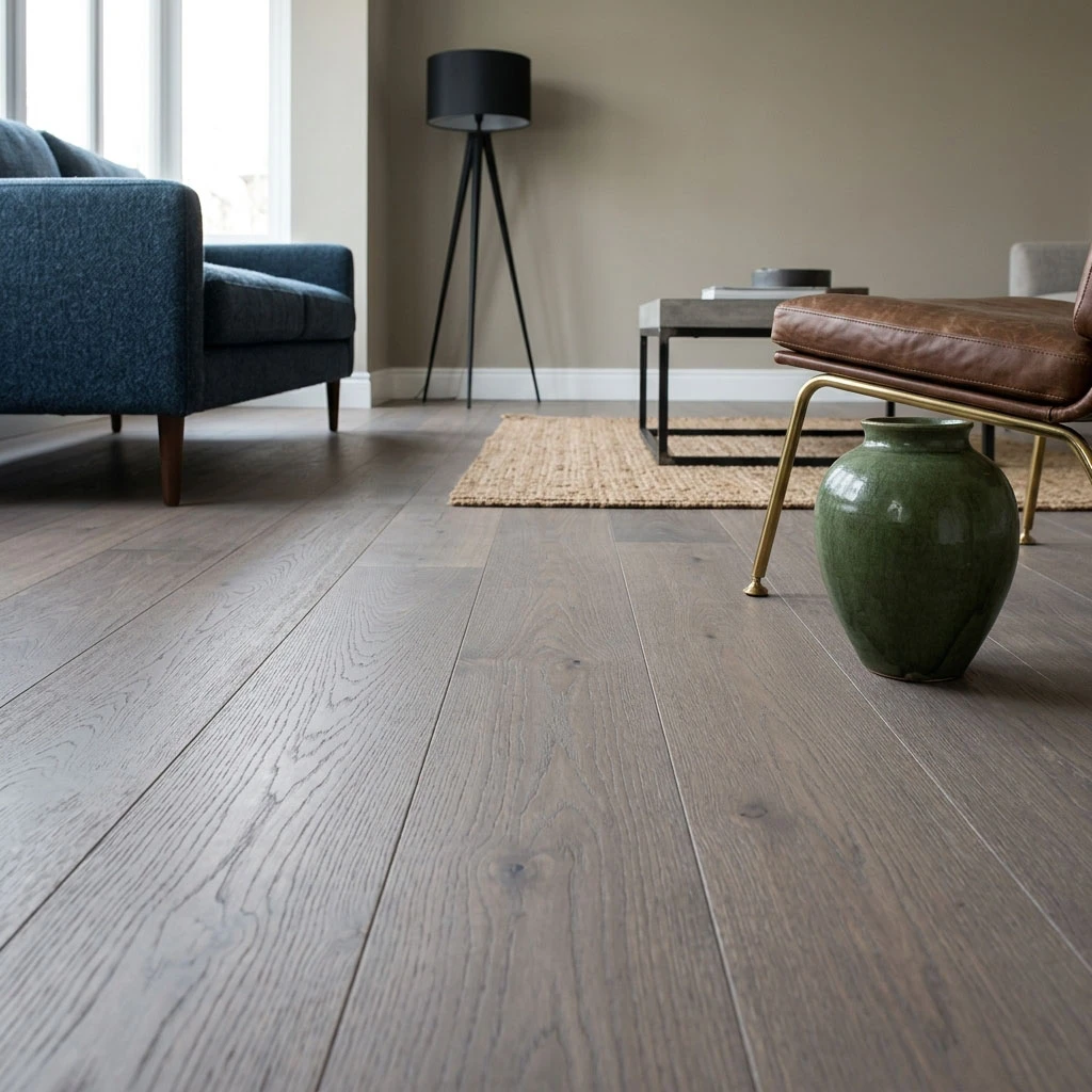 PARQUET PREFINITI – Rovere 1 Strip – Thermo Family – Carbonizzato – Spazzolato